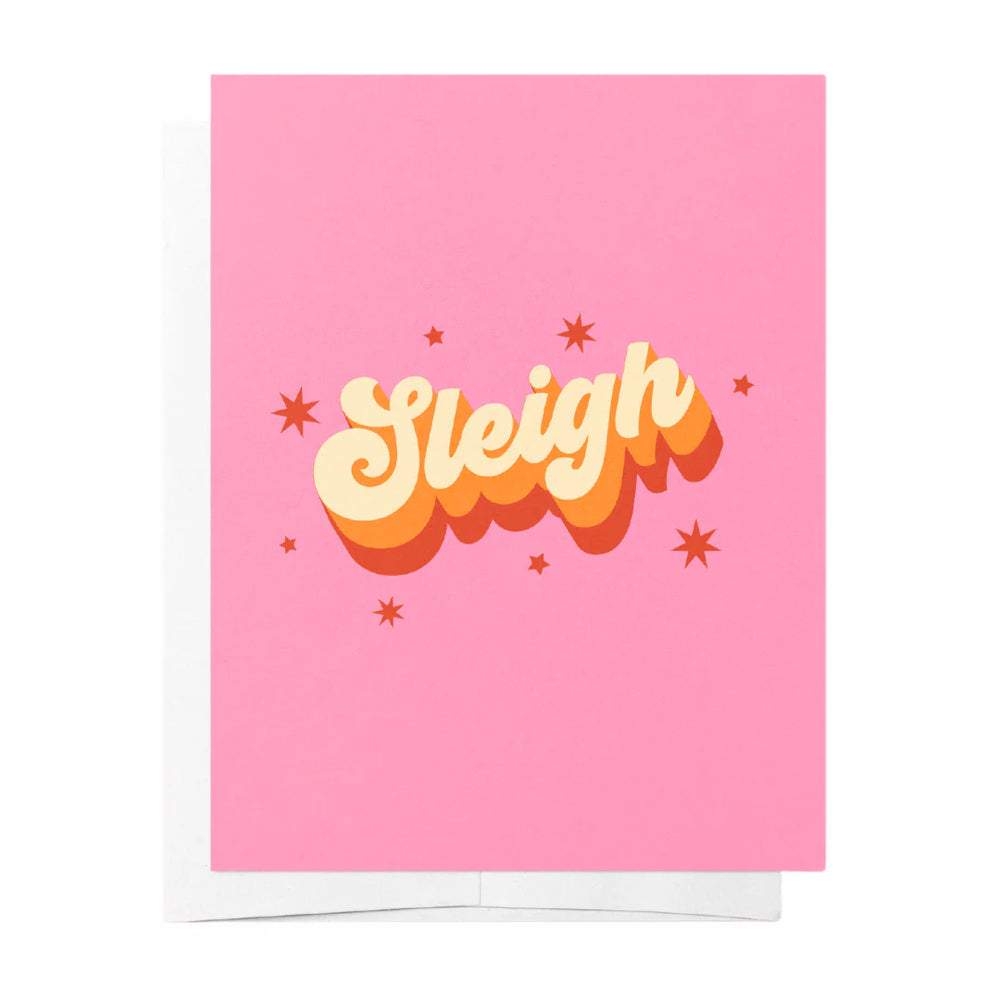 Sleigh Christmas Card