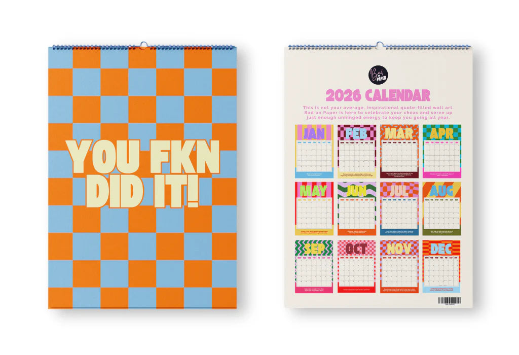 2026 Bad On Paper Calendar