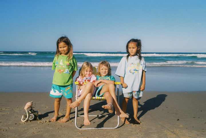 Kids Ocean Park Tee - Blue