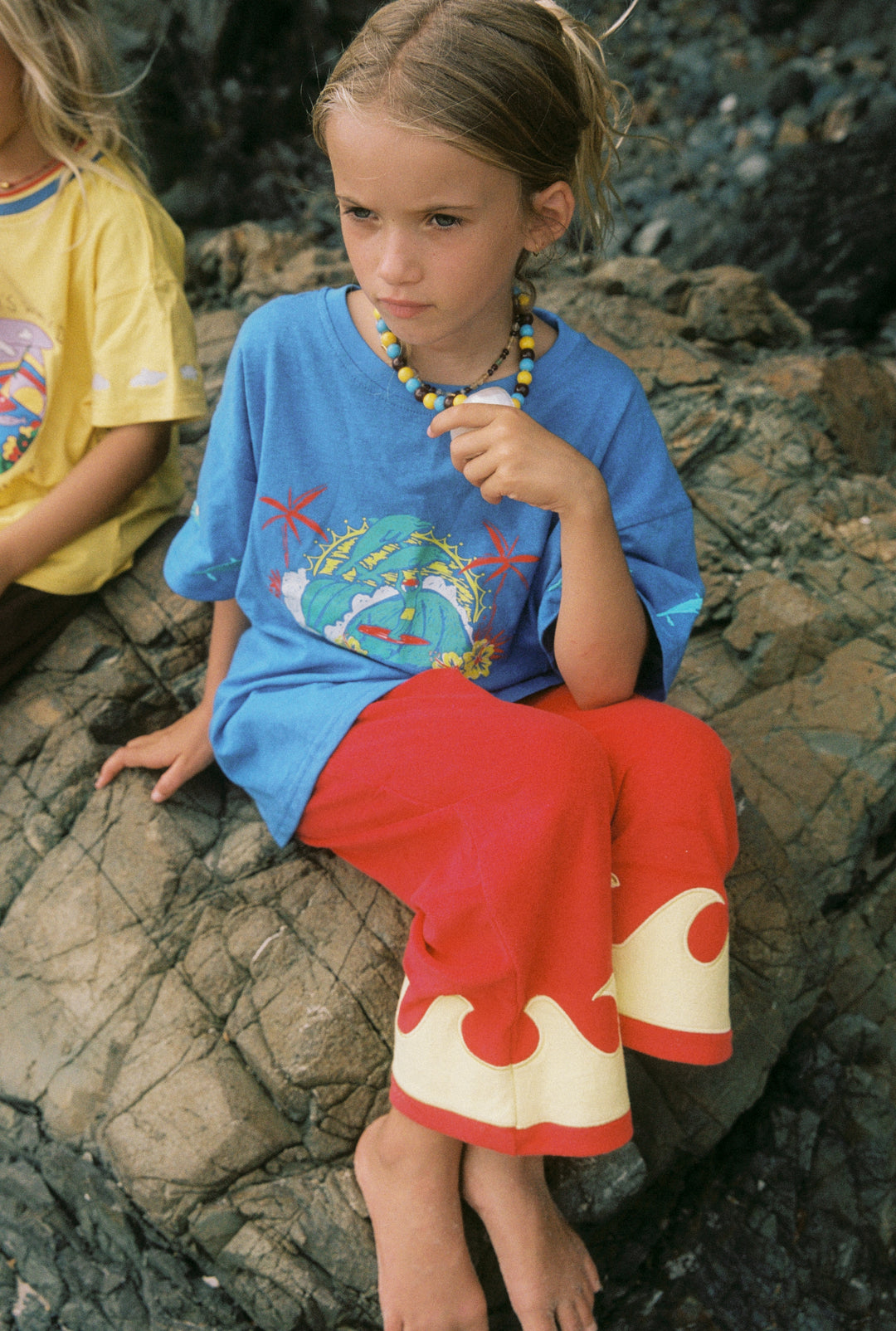 Wave Terry Pants - Chilli Mango