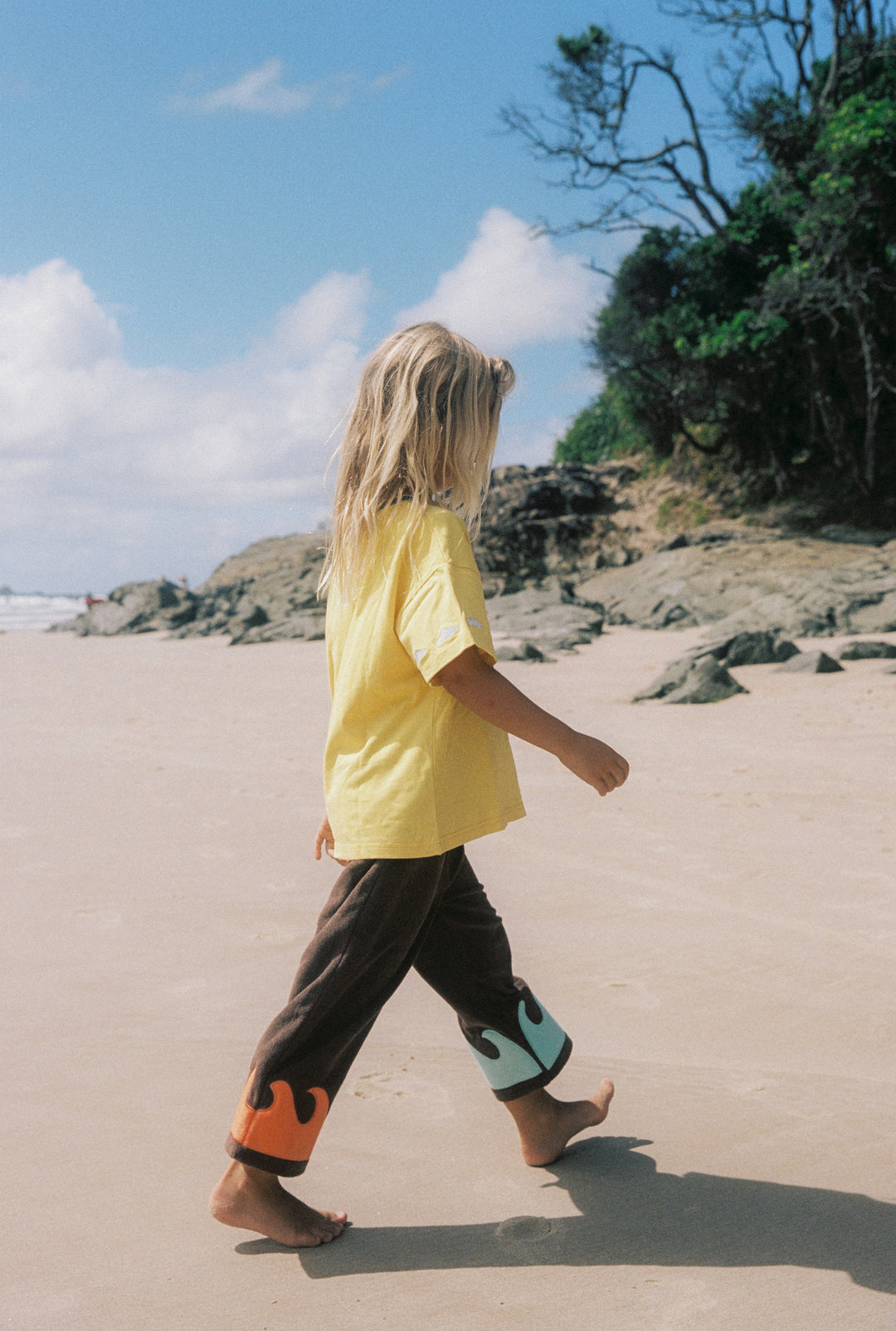 Wave Terry Pants - Volcano Bay