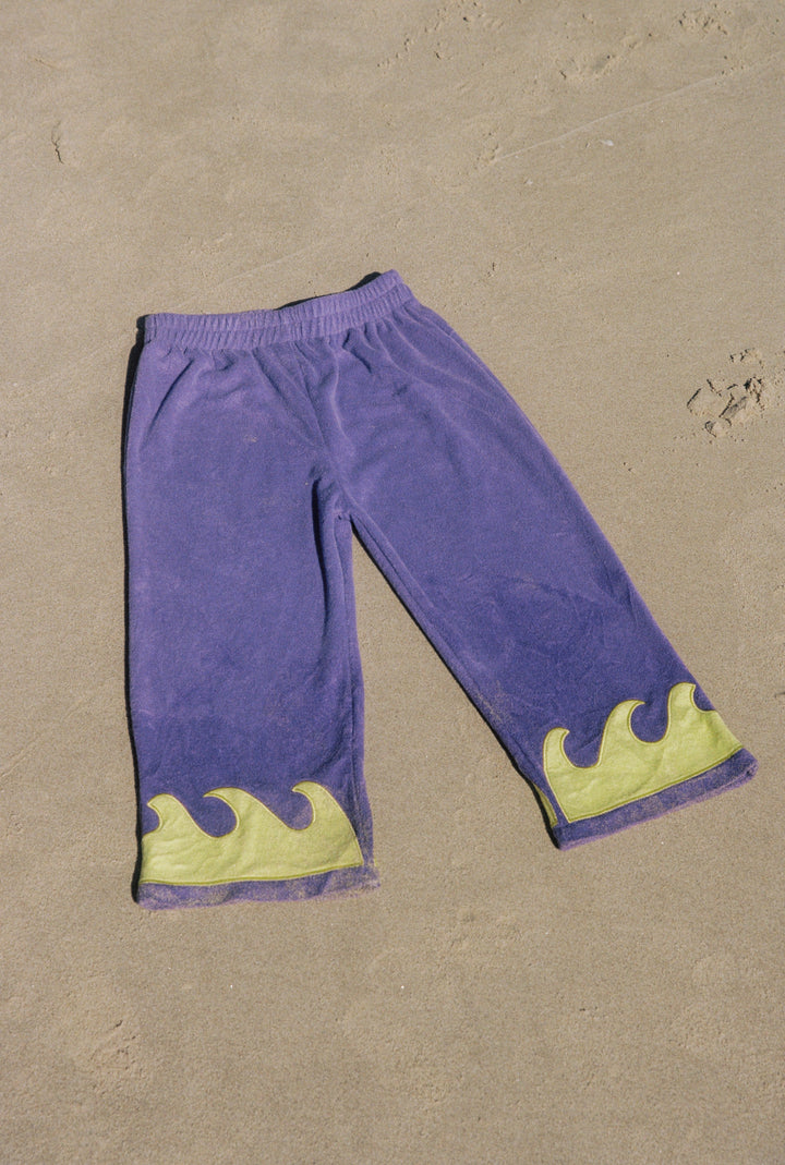 Wave Terry Pants - Cosmic Coral