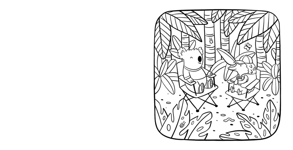 Aussie Cosy Nature A Calm & Joyful Australian Colouring Book