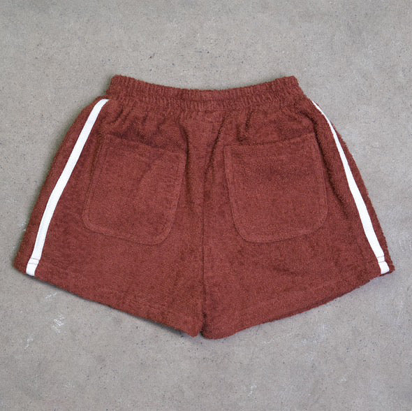 Toweling Shorts - Brown