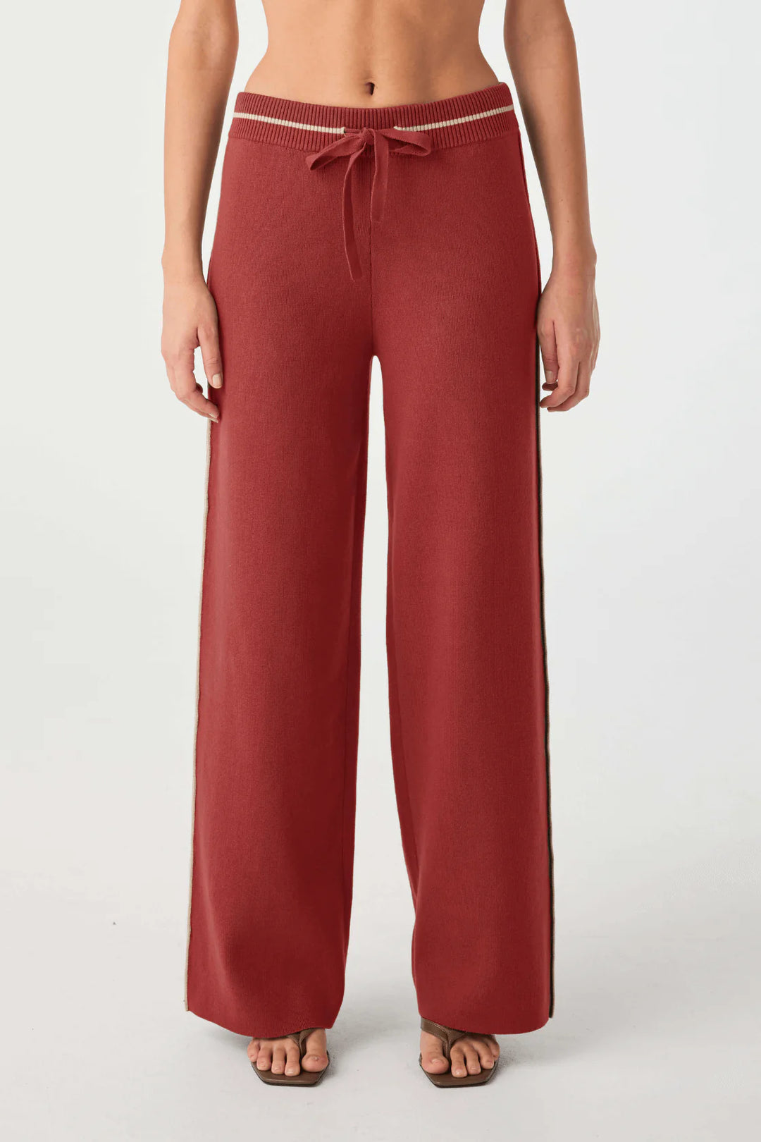 Milan Track Pant - Half Red