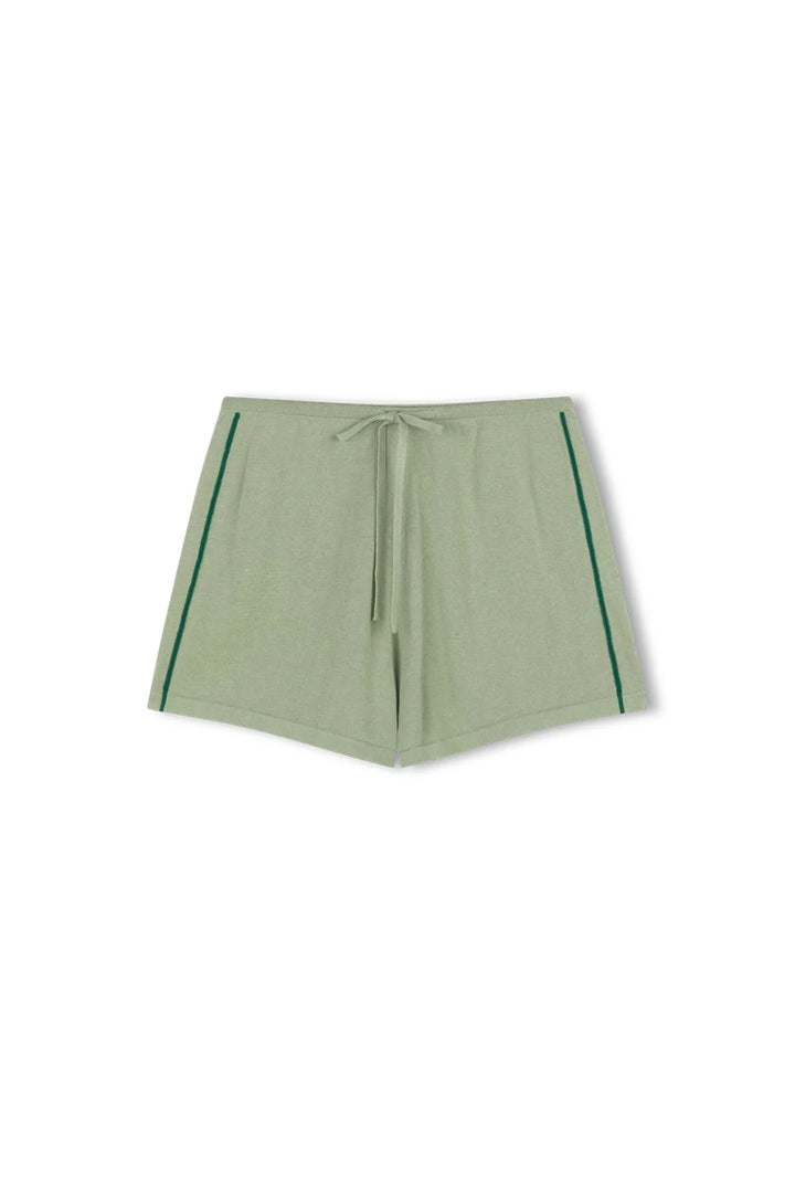 Pippa Drawcord Short - Eucalyptus & Sea Green
