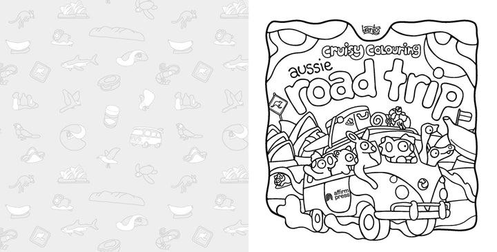 Cruisy Colouring: Aussie Road Trip
