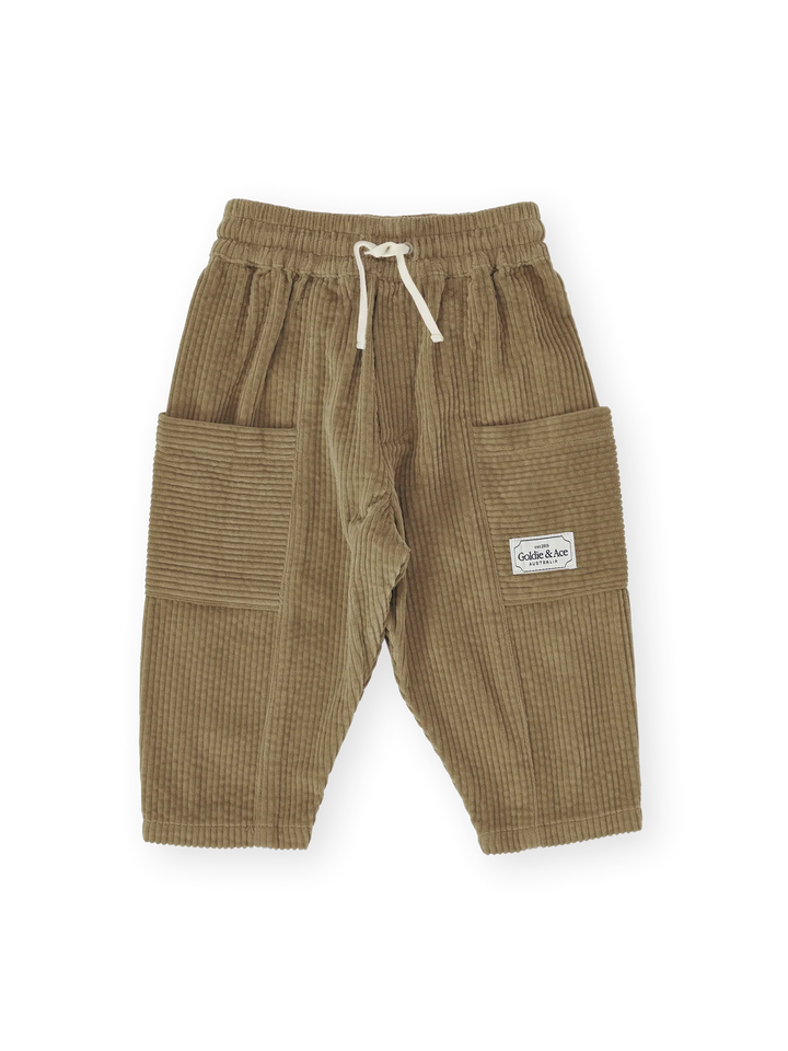 Kit Corduroy Pocket Pant - Khaki