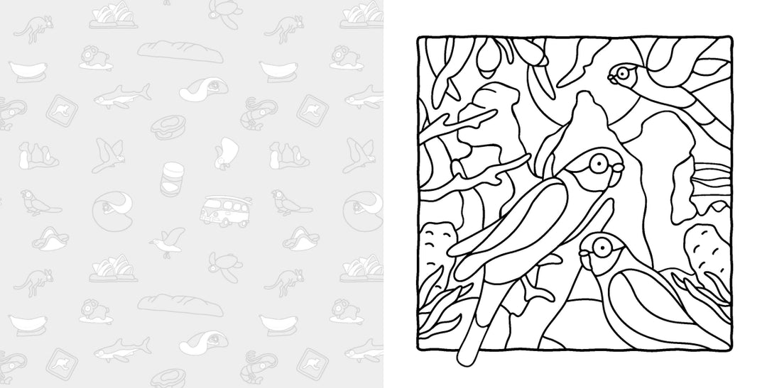 Cruisy Colouring: Aussie Road Trip