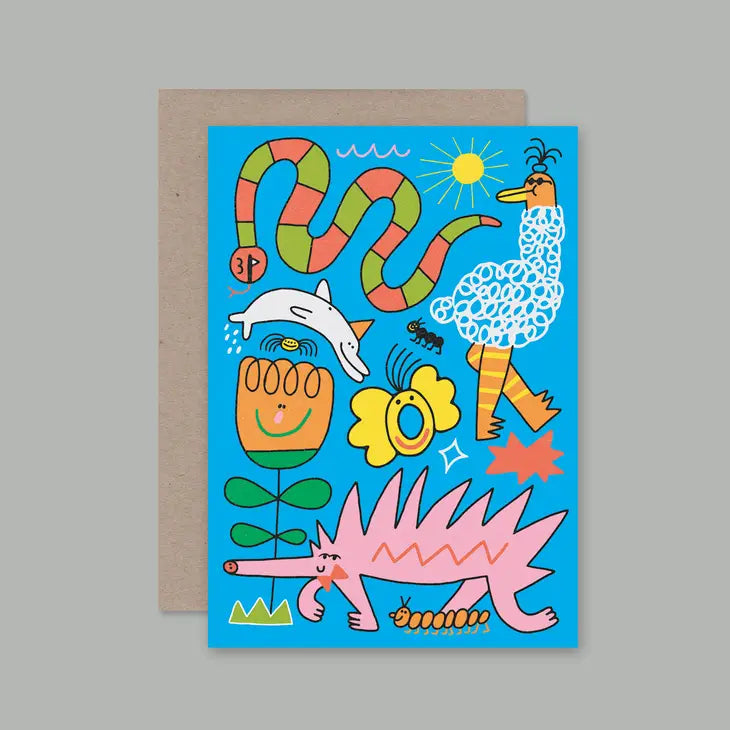 Colourful card