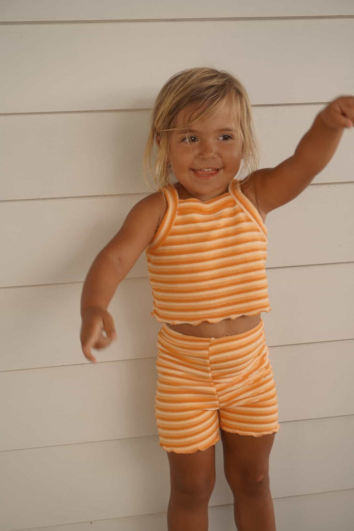 Ziggy Set Short - Citrus Stripe