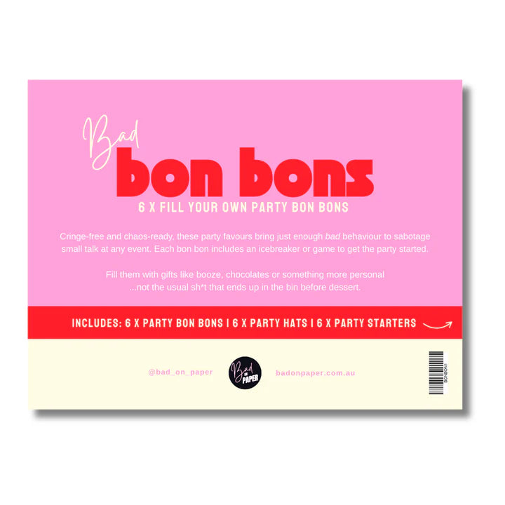 Bon Bons Fill Your Own - Pink & Red