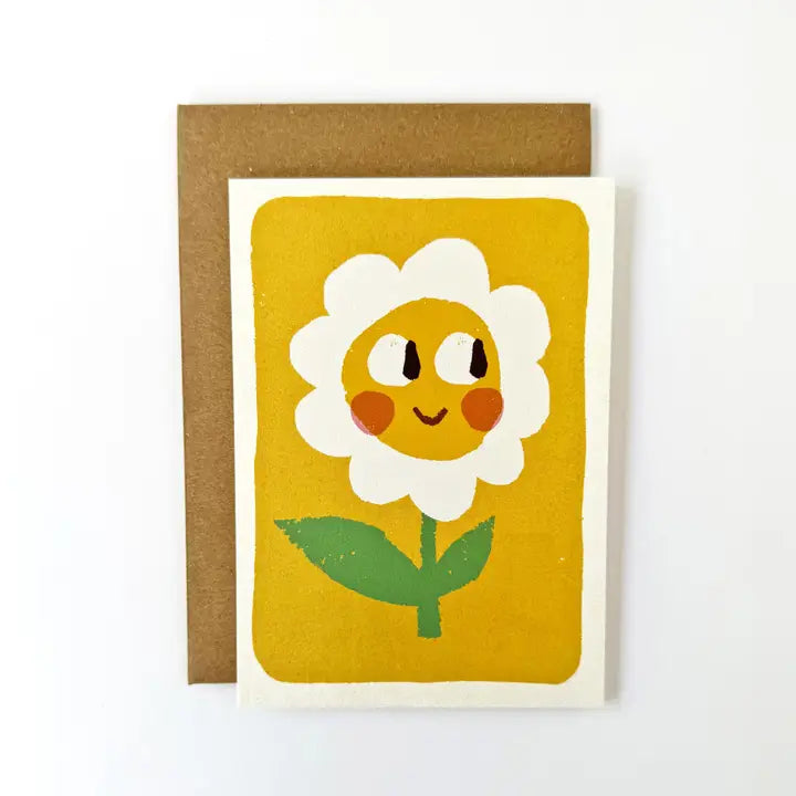 Happy Yellow Daisy Card