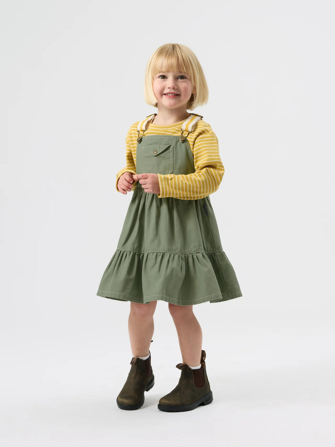 Essential Stripe Rib Top - Yellow