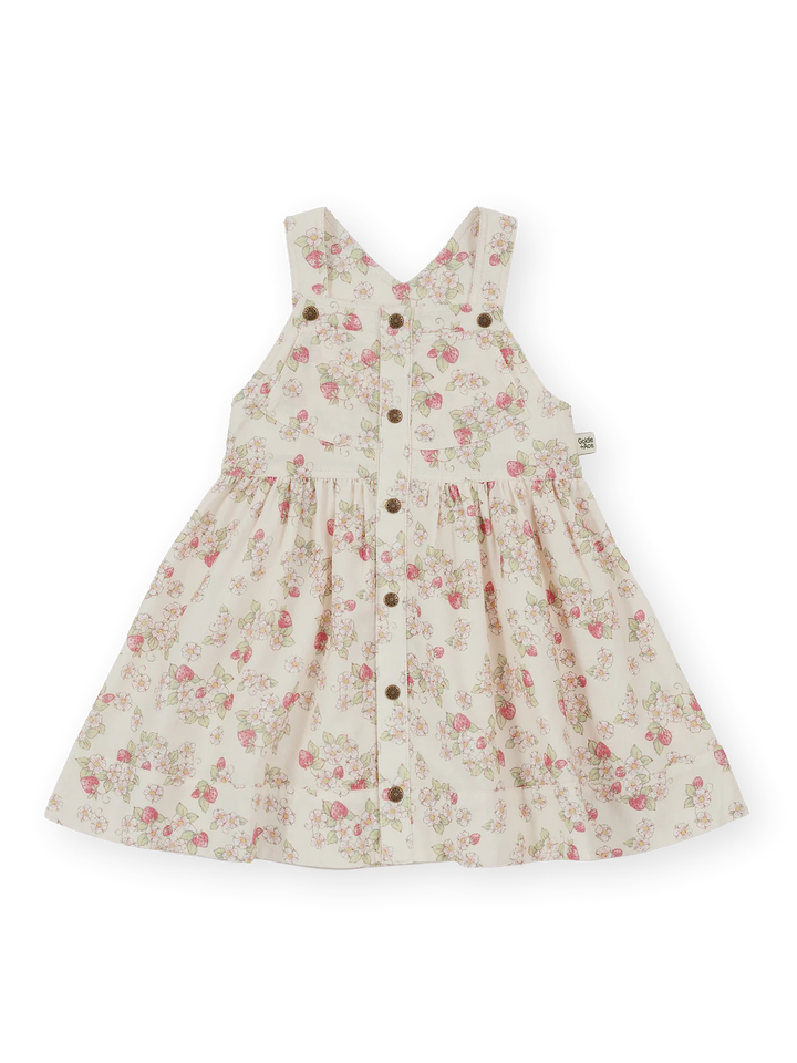 Strawberry Fields Pinafore Dress