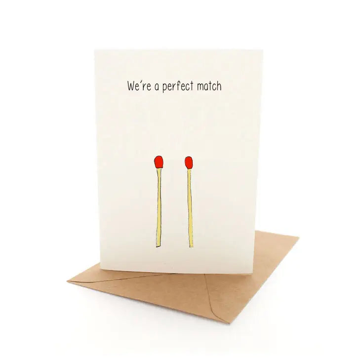 Punny Matches - Greeting Card