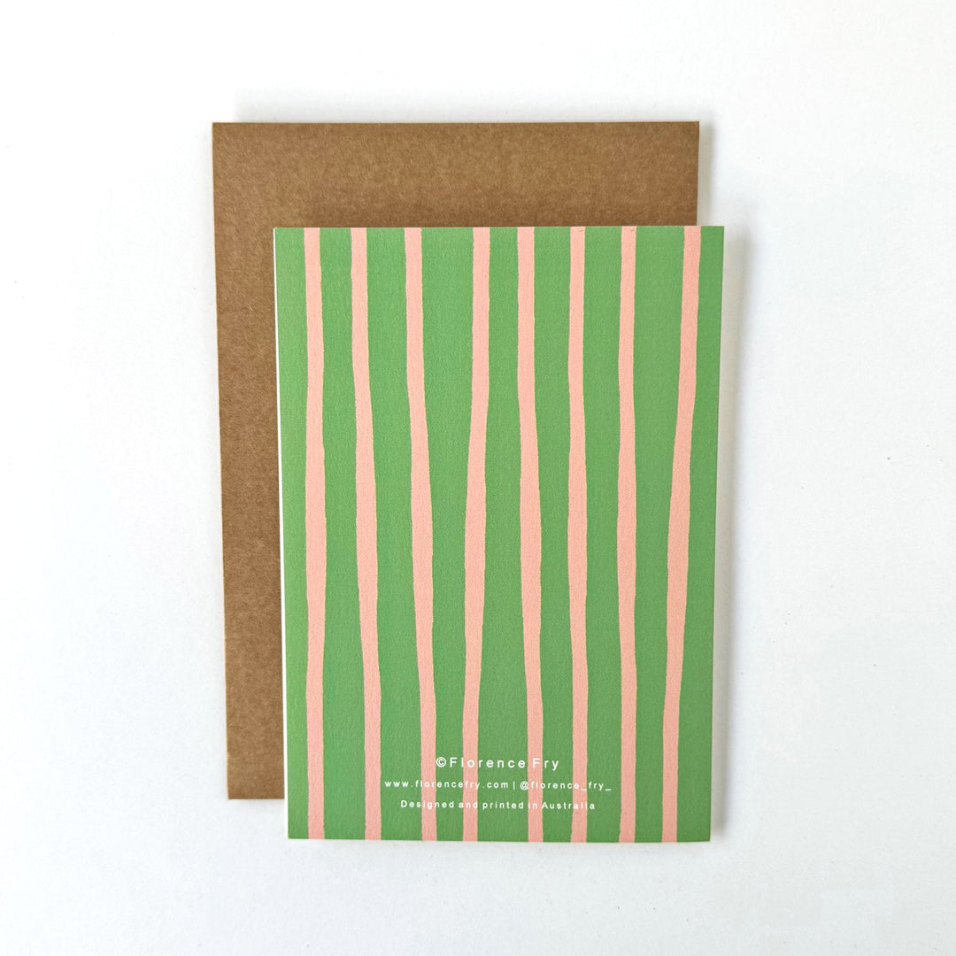 Daffodil Flower Pot Friend Card