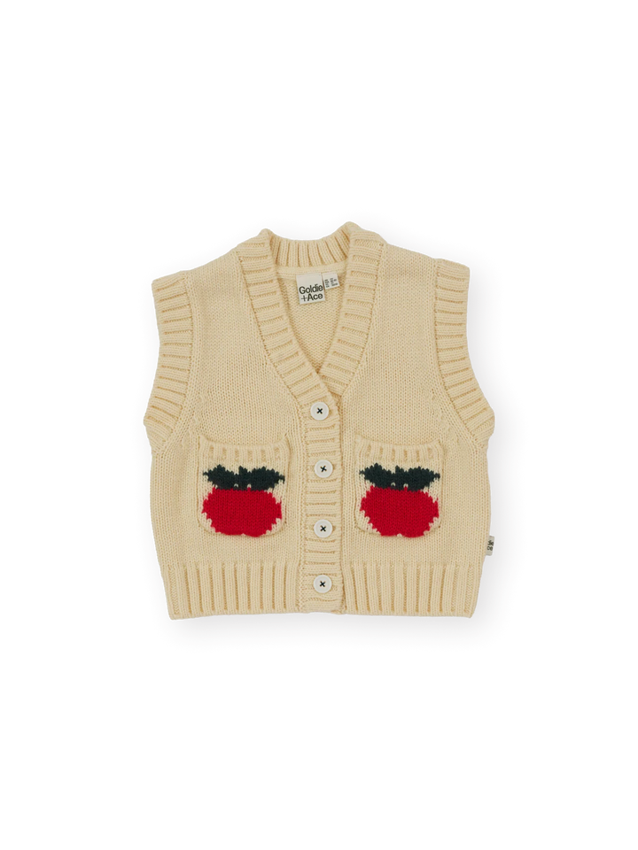 Apple Pocket Knit Vest