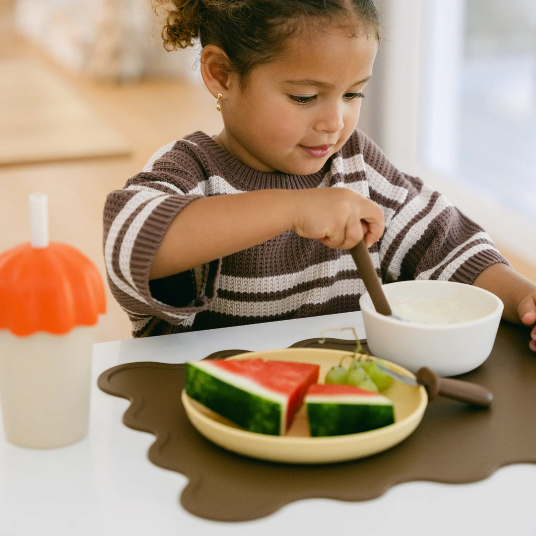 Wiggly Placemat - Mocha