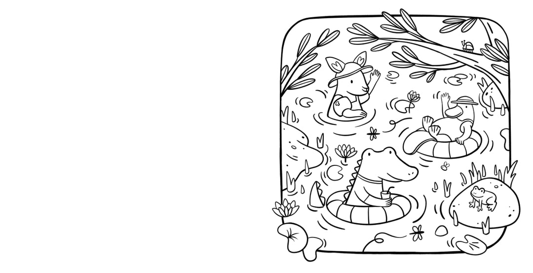 Aussie Cosy Nature A Calm & Joyful Australian Colouring Book