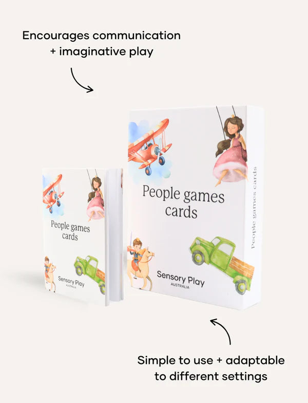 People Games Cards Set