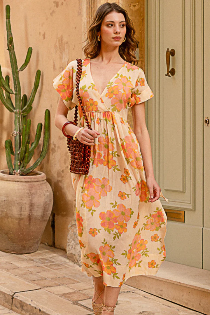 Juliette Dolman Sleeve Maxi Dress