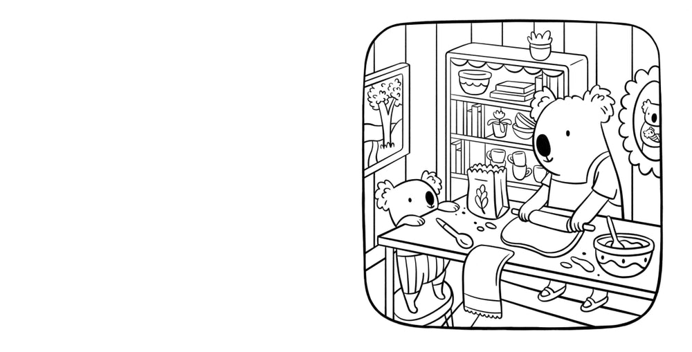 Aussie Cosy Baking A Sweet & Happy Australian Colouring Book