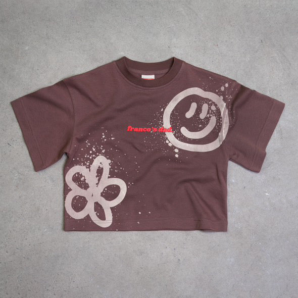 Acid Lounge Tee - Brown