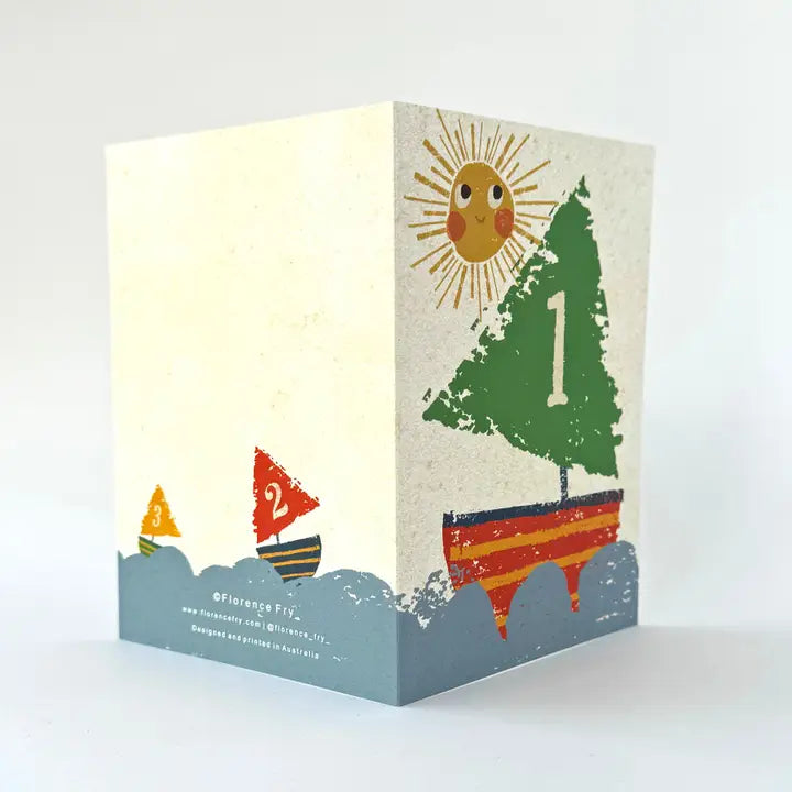 1 Sailboat Birthday Card