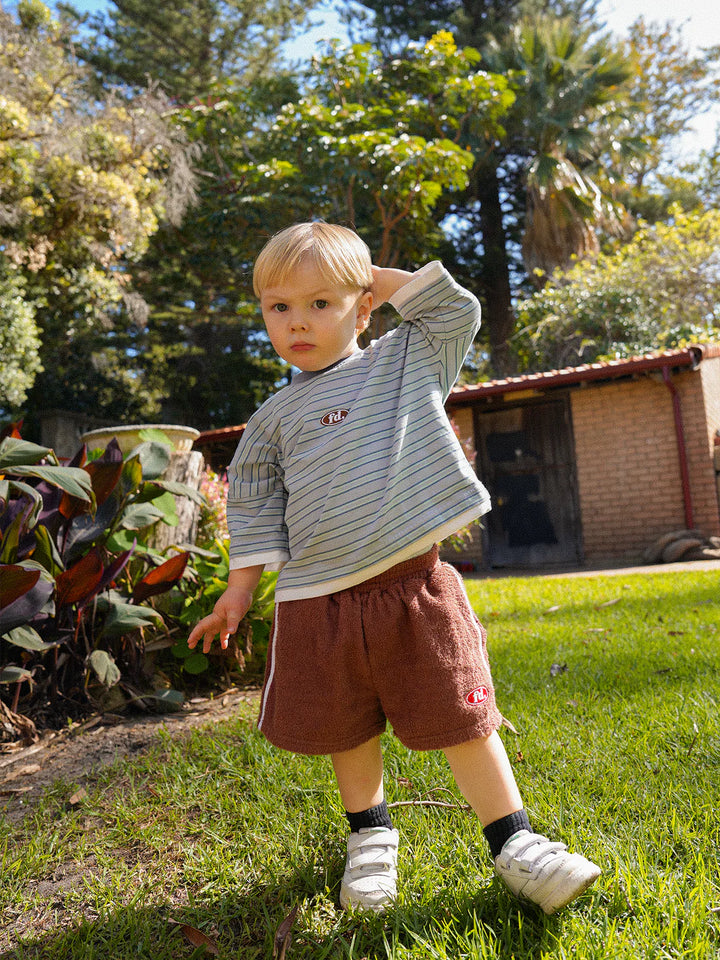 Toweling Shorts - Brown