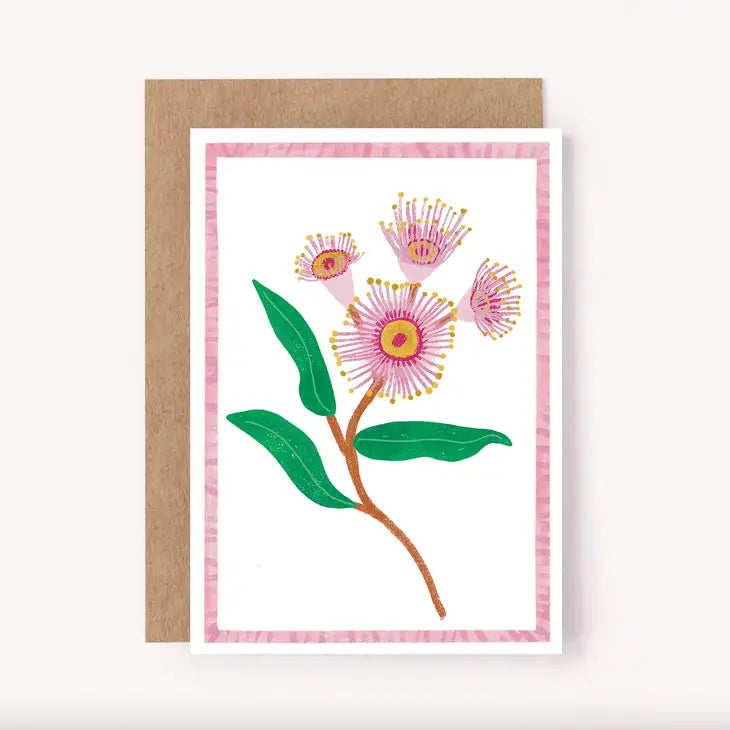 Gum Australian Wildflower Card