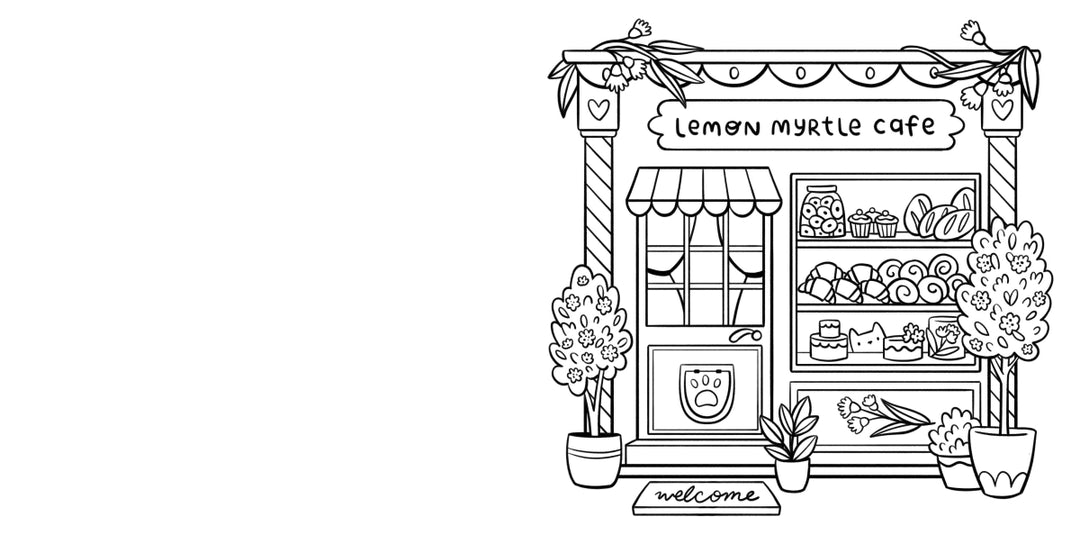Aussie Cosy Baking A Sweet & Happy Australian Colouring Book