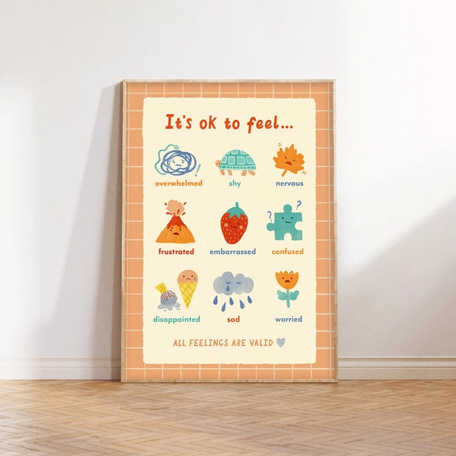 Its Ok To Feel Print A3