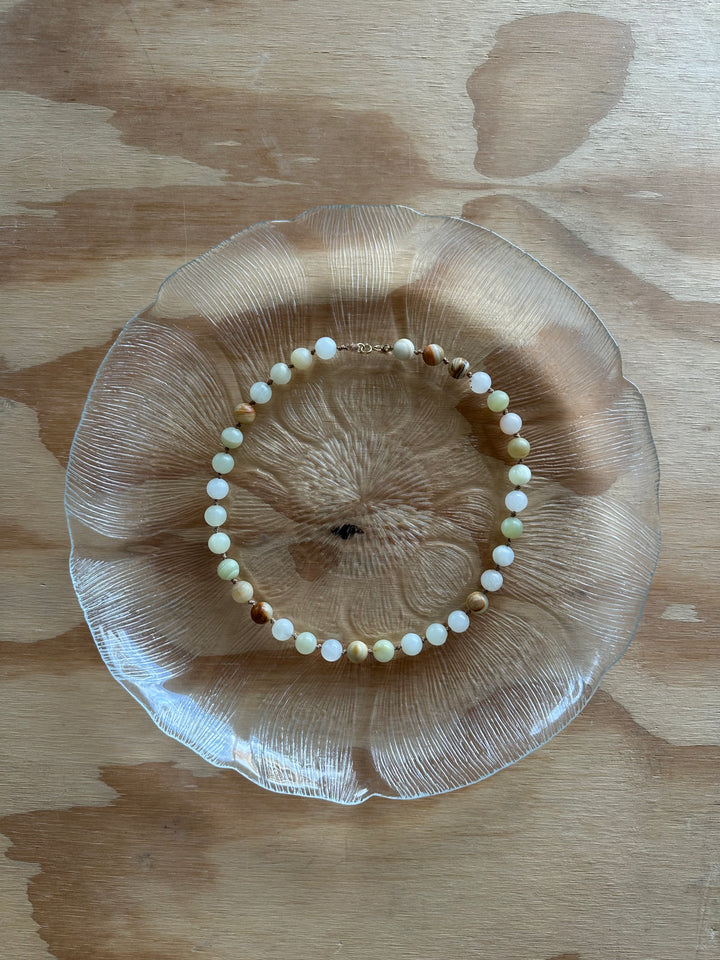 Las Rais - Beaded Necklace - Earth