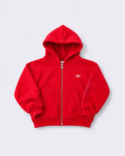 Zip Hoodie Red - PRE-SALE
