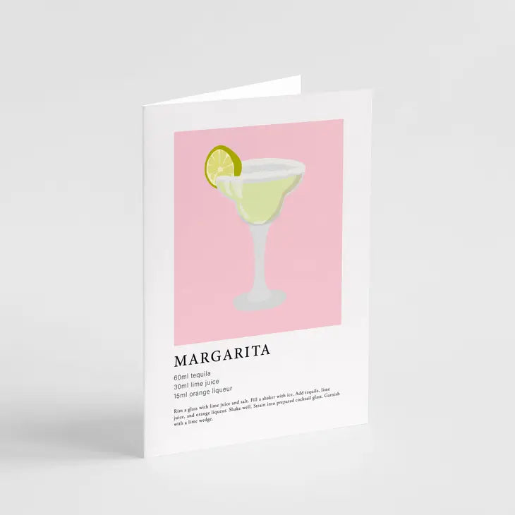 Margarita Cocktail Card