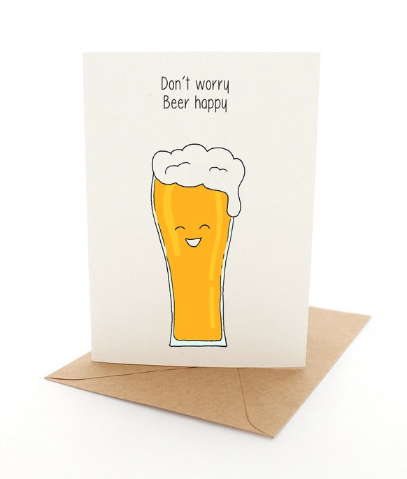 Punny Beer Fathers Day Card