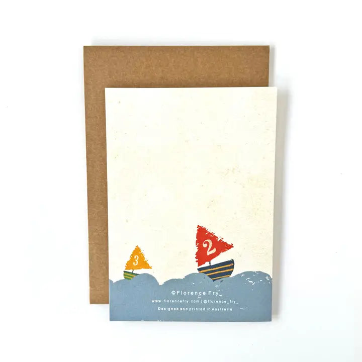 1 Sailboat Birthday Card