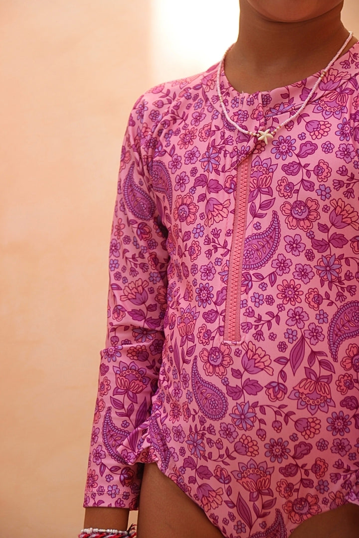 Zaelea Surf Suit - Berry