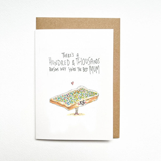 A Hundred & Thousands Best Mum Mothers Day Card