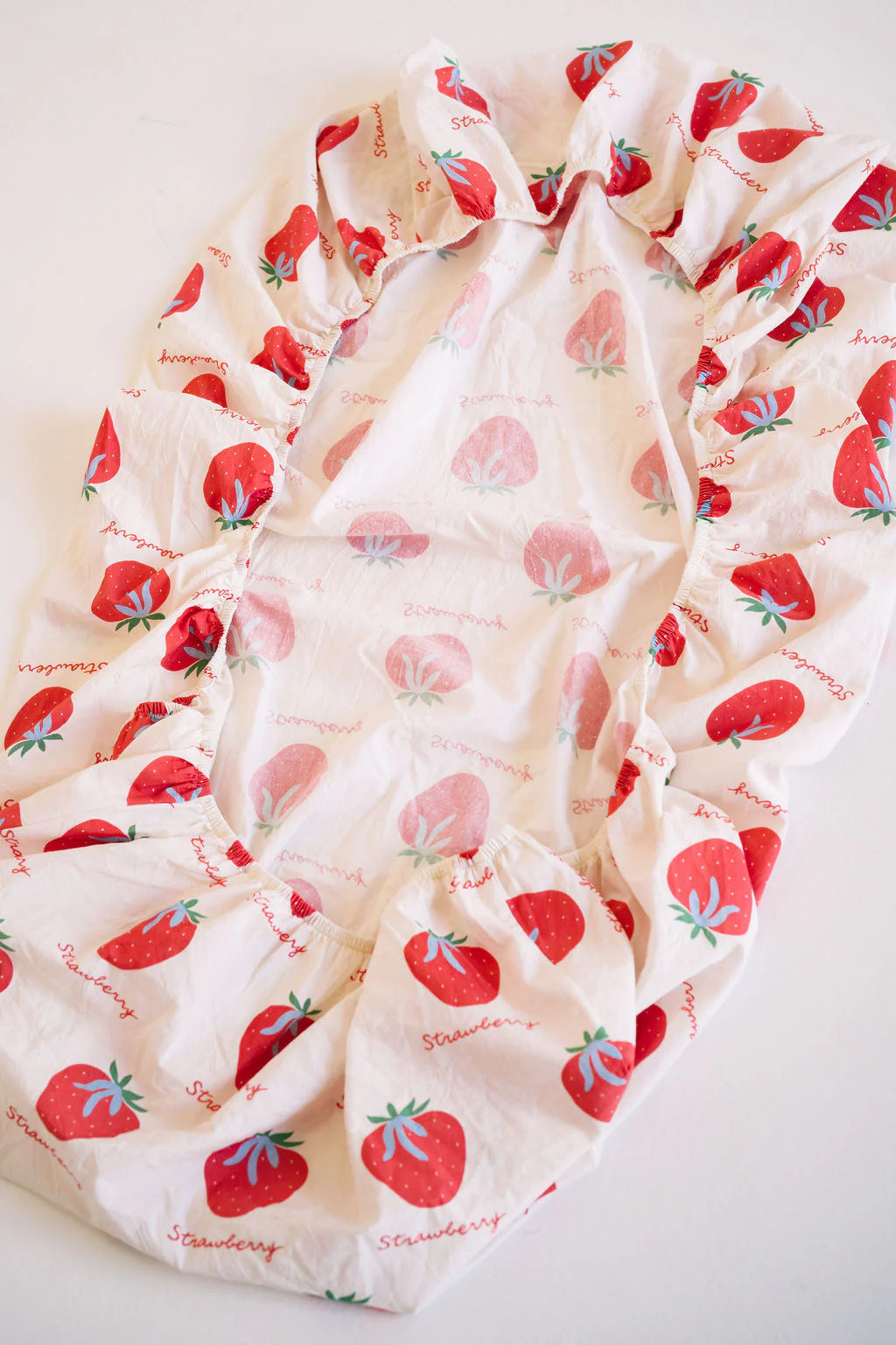 Strawberry Shortcake Fitted Sheet - COT