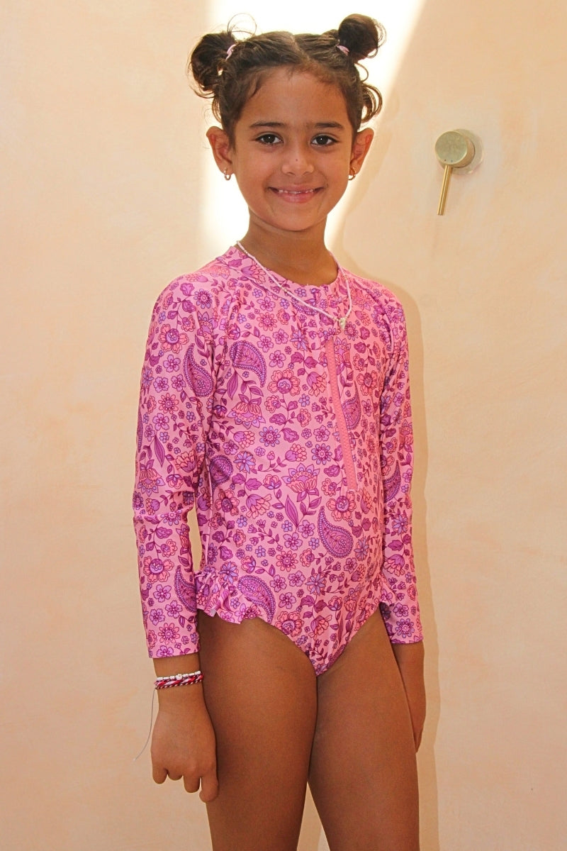 Zaelea Surf Suit - Berry