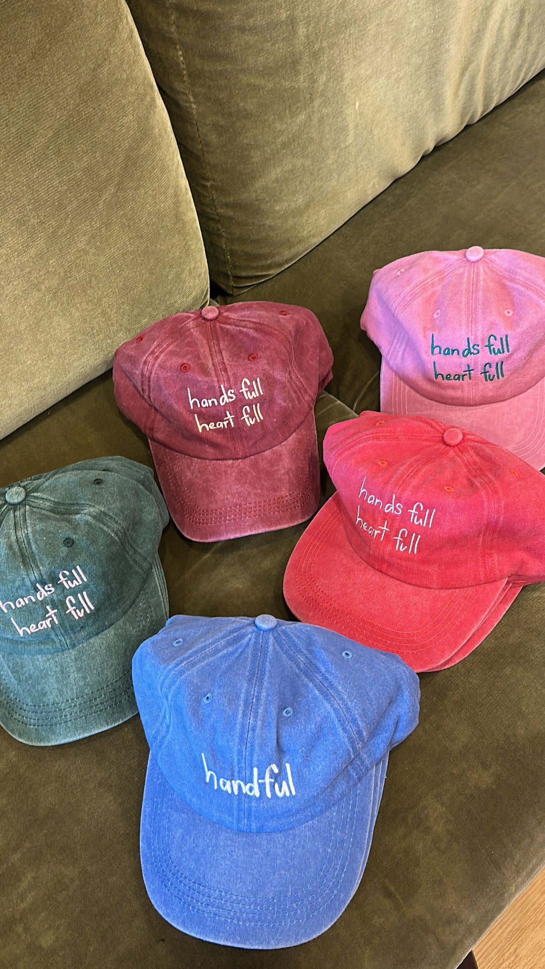 Heart Full Adults Cap - Pink