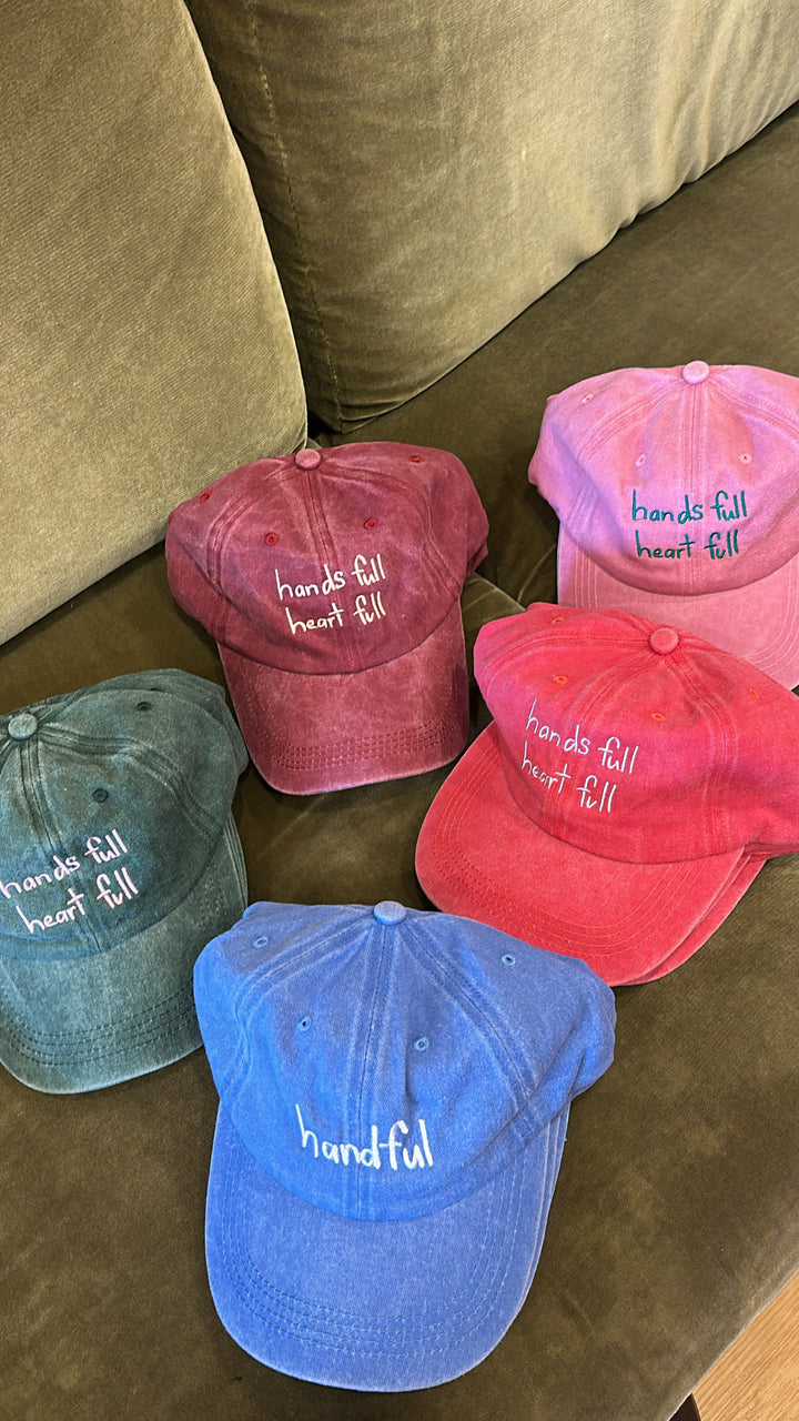 Heart Full Adults Cap - Pink