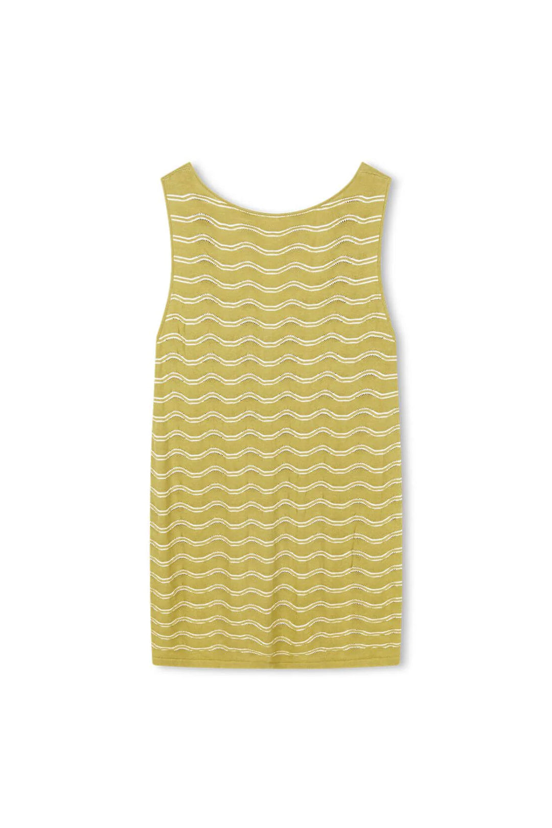 Onda Shift Dress - Matcha Wave