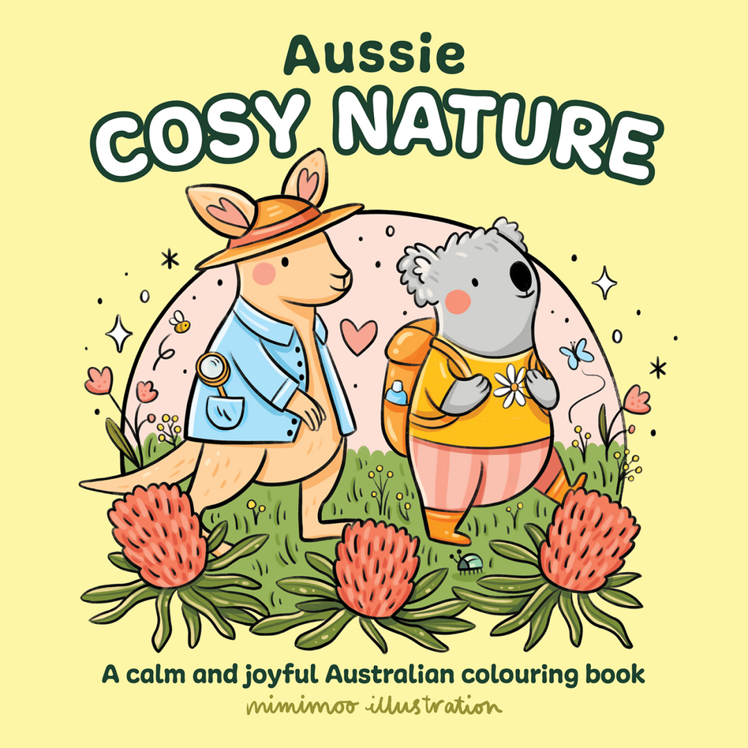 Aussie Cosy Nature A Calm & Joyful Australian Colouring Book