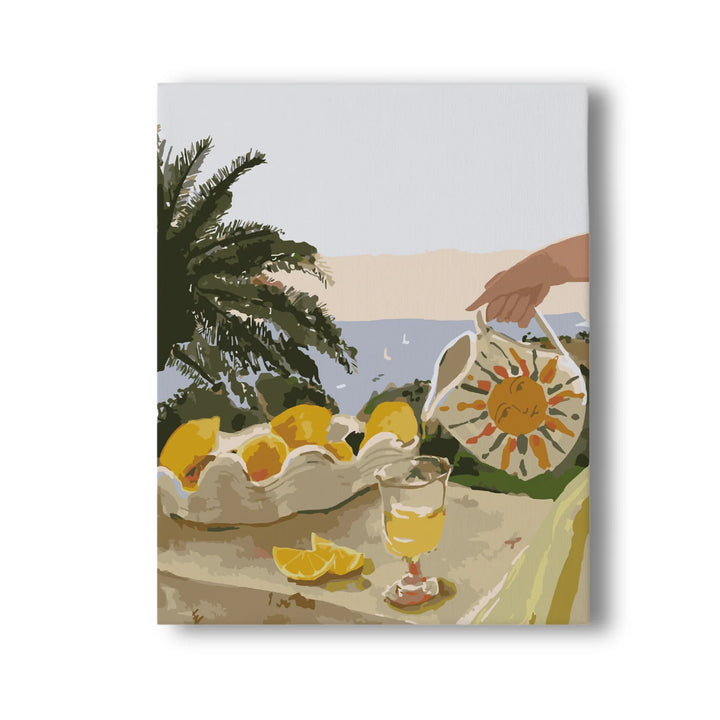 Sun & Lemons Framed Paint By Numbers Kit