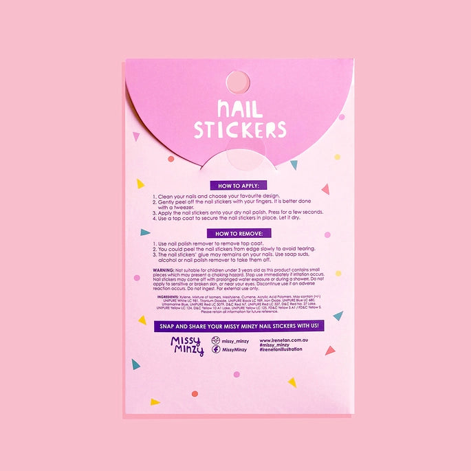 Nail Stickers - Unicorn Party