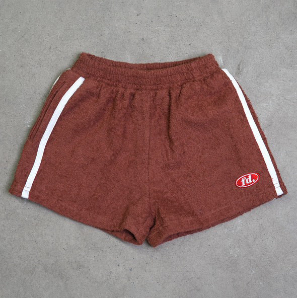 Toweling Shorts - Brown