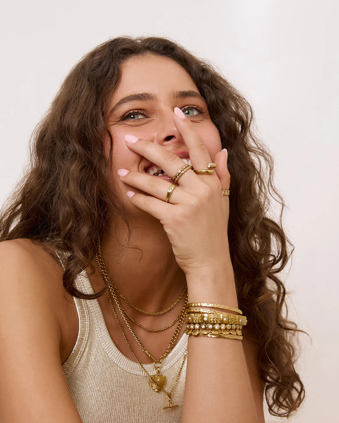 Aria Gold Ring - Stone